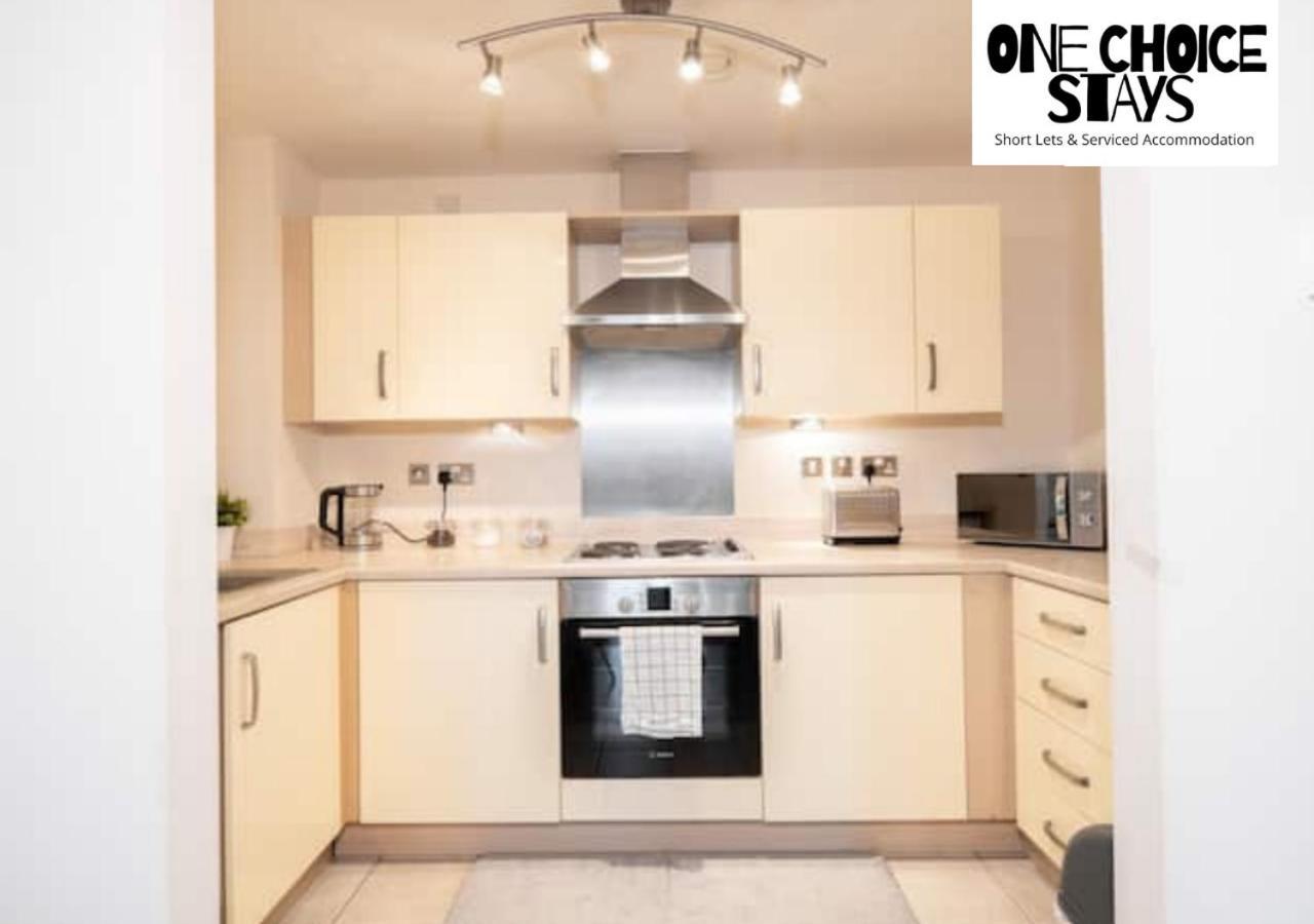 Cosy 2 Bedroom Apartment By One Choice Stays Serviced Accommodation Birmingham - City Centre - Wifi Esterno foto